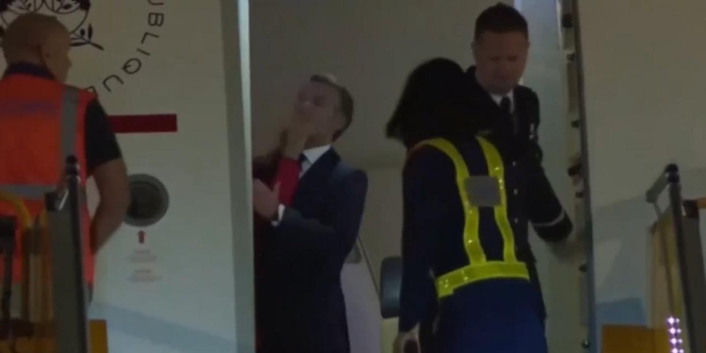Macron giflé par sa femme ? Le président dément toute "scène de ménage"