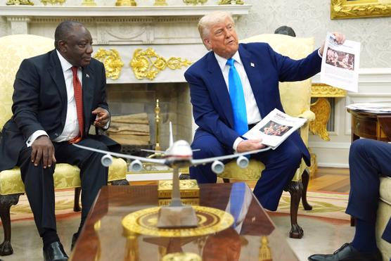 Echanges tendus entre Donald Trump et Cyril Ramaphosa, au sujet d’un prétendu « génocide » d’agriculteurs blancs sud-africains