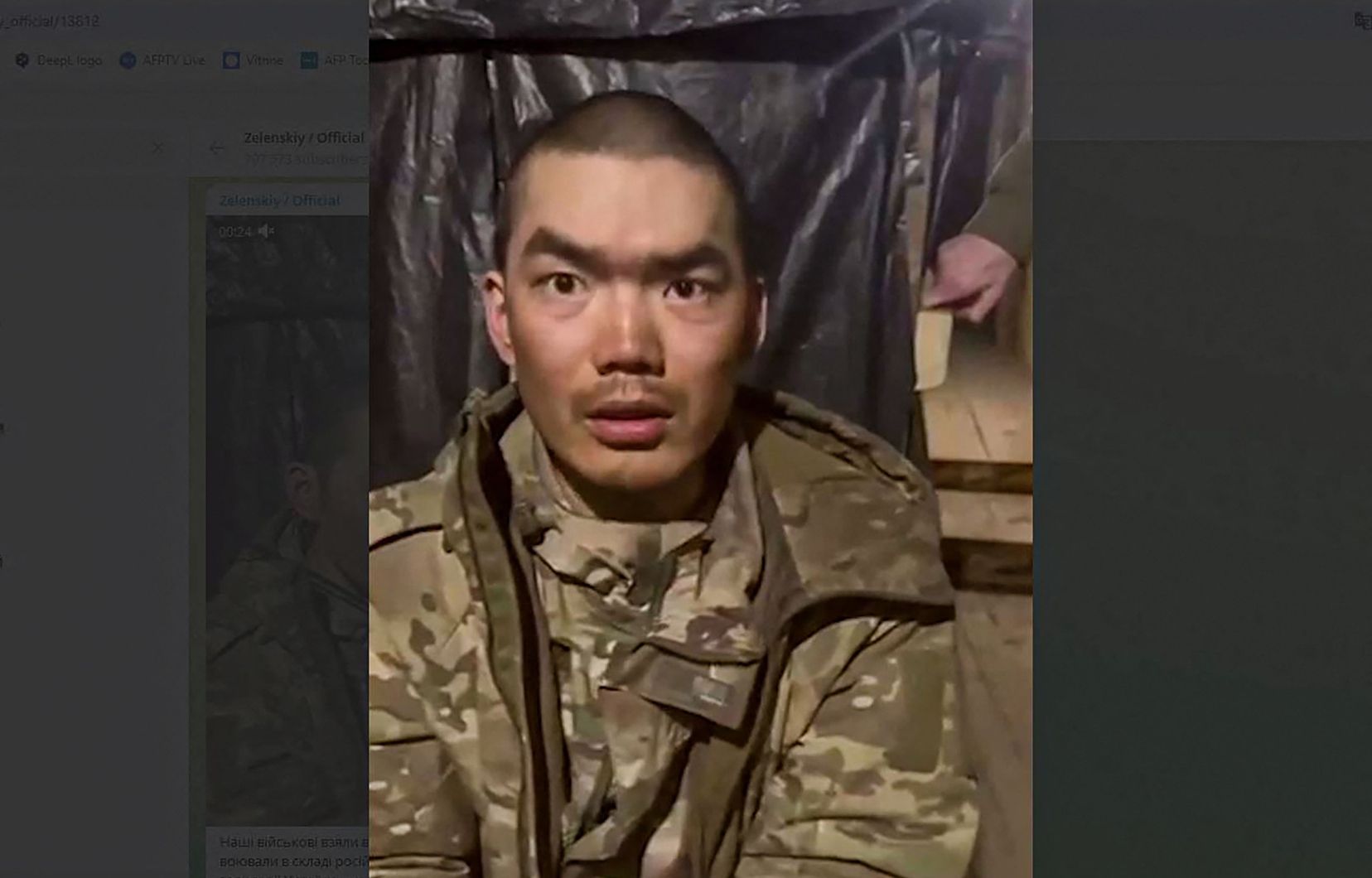 GUERRE EN UKRAINE : «AU MOINS 155 CITOYENS CHINOIS SE BATTENT CONTRE LES UKRAINIENS», ACCUSE VOLODYMYR ZELENSKY