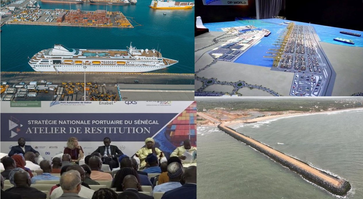 Le Sénégal veut devenir un hub portuaire majeur en Afrique de l’Ouest d’ici 2035 avec le futur port de Ndayane comme pièce maîtresse de sa vision 2050
