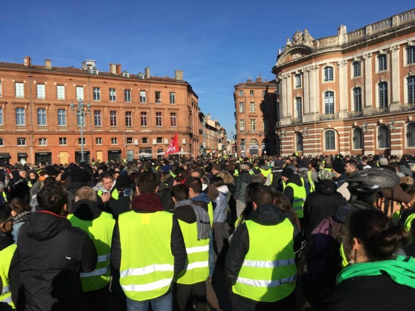 Airbus, péages.. À Toulouse, le mouvement 
