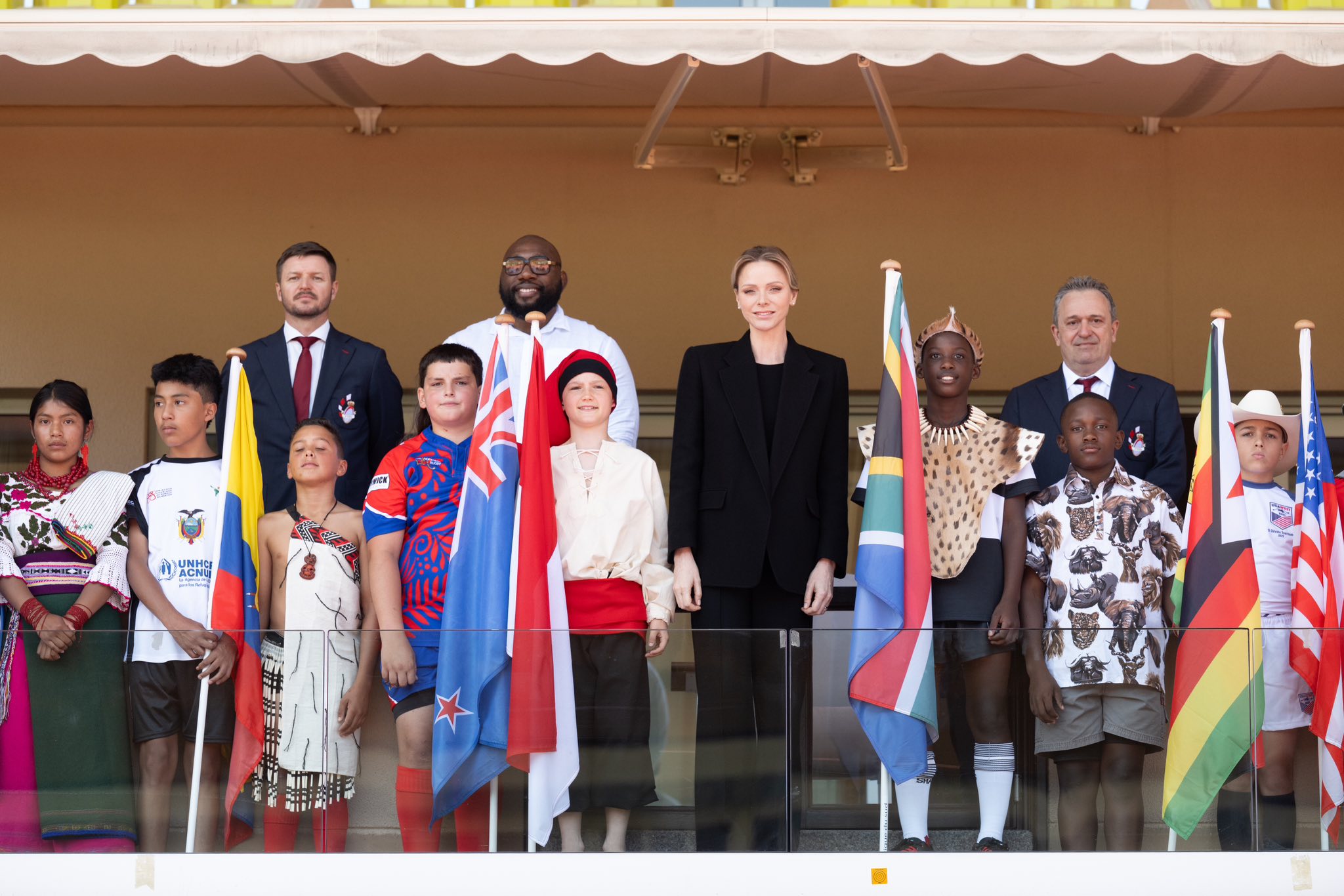 Palais Princier de Monaco :Cérémonie d'ouverture du 13e Tournoi Sainte Dévote