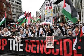 Australie: gigantesques manifestations de soutien aux Palestiniens de Gaza