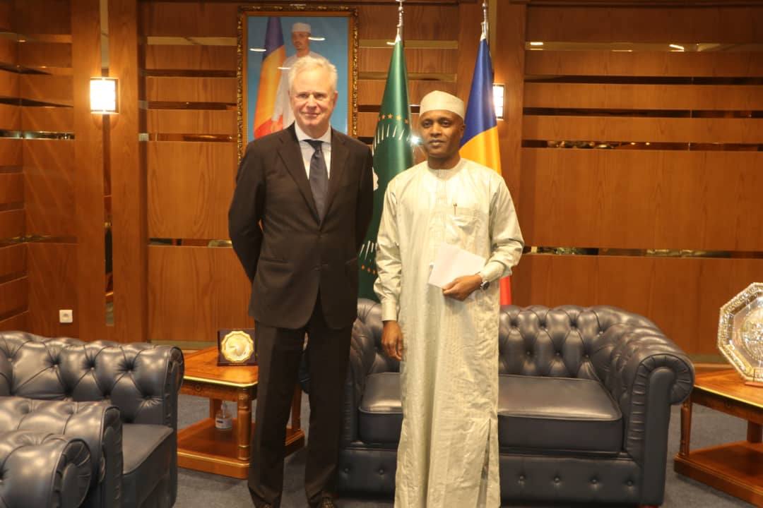 Tchad/Pays Bas : le Ministre d'État reçoit les copies figurées des Lettres de Créance du nouvel Ambassadeur hollandais 