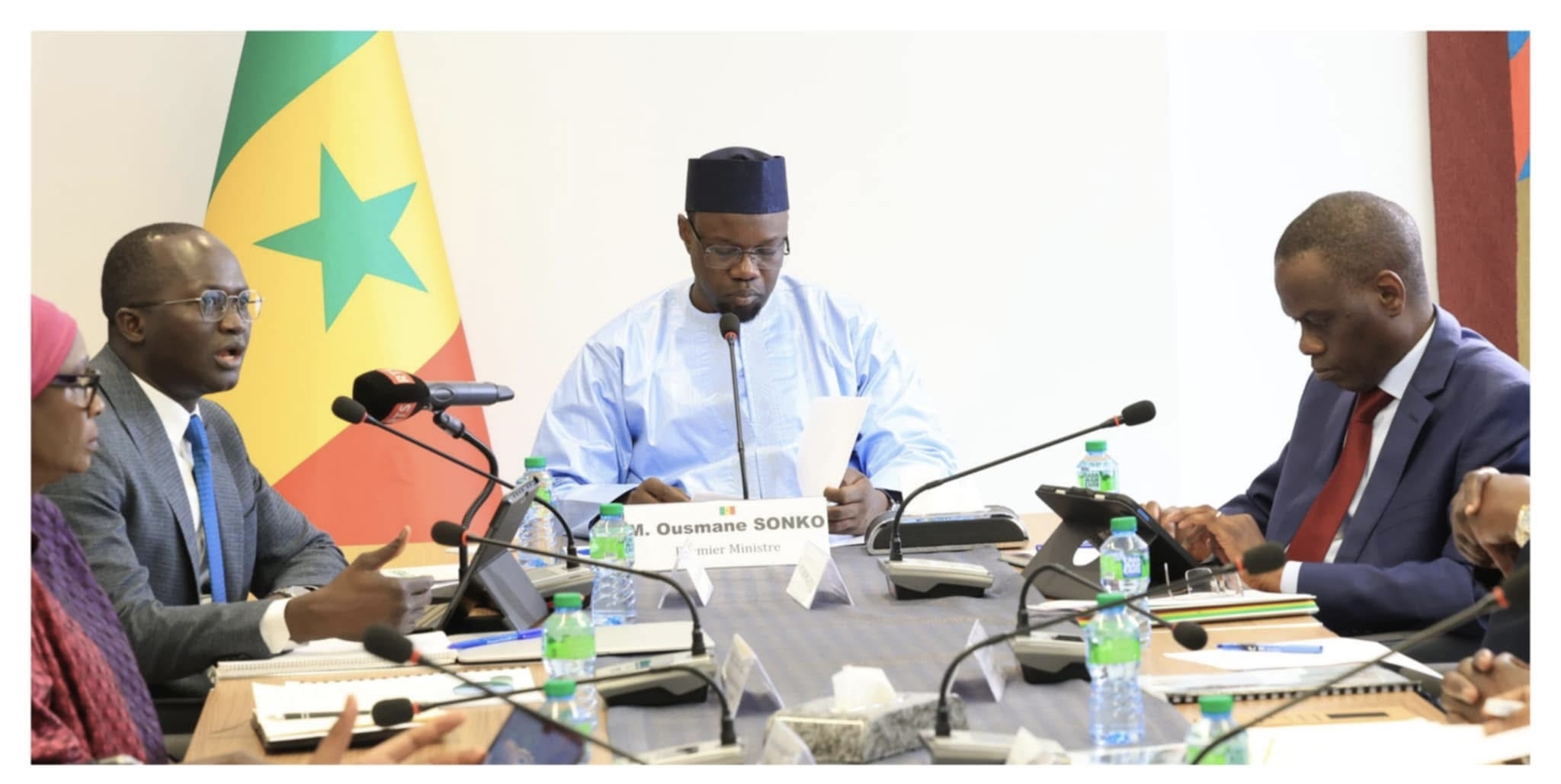 Réunion interministérielle sur la situation de AIBD et AIR SENEGAL : d’importantes mesures prises par le Premier ministre Ousmane Sonko  