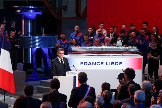 Le « France libre : Emmanuel Macron a dévoilé le nom du futur porte-avions français